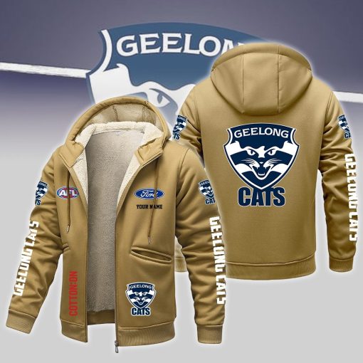 Geelong Cats Custom Name New Version Zipper Jacket