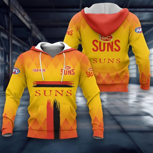 Gold Coast Suns Custom Name New Version Daily Outfit