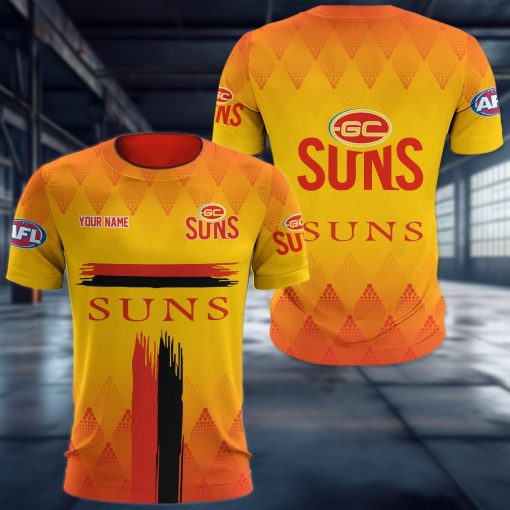 Gold Coast Suns Custom Name New Version Daily Outfit