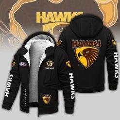 Hawthorn Hawks Custom Name New Version Zipper Jacket