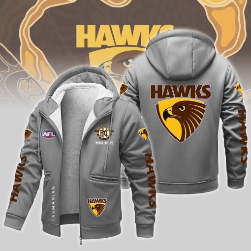 Hawthorn Hawks Custom Name New Version Zipper Jacket