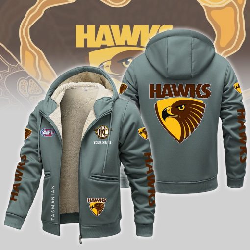 Hawthorn Hawks Custom Name New Version Zipper Jacket
