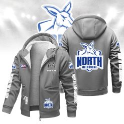 North Melbourne Kangaroos Custom Name New Version Zipper Jacket