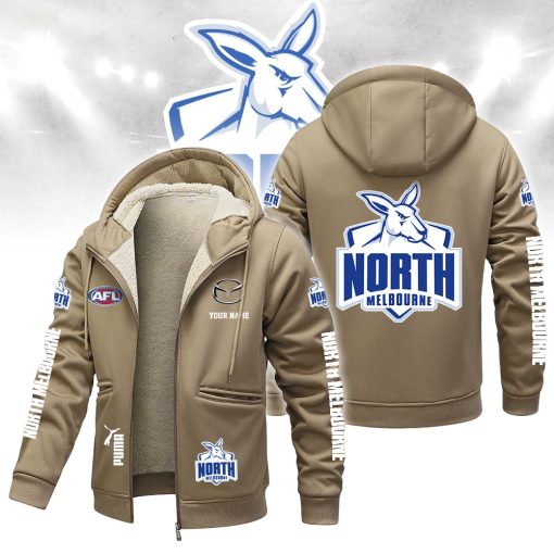 North Melbourne Kangaroos Custom Name New Version Zipper Jacket