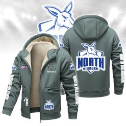 North Melbourne Kangaroos Custom Name New Version Zipper Jacket