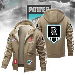 Port Adelaide Power Custom Name New Version Zipper Jacket