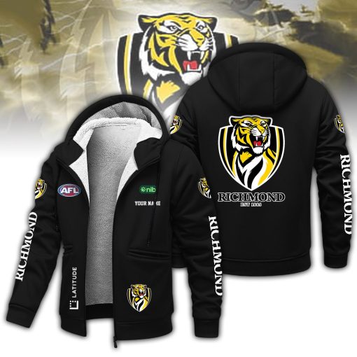 Richmond Tigers Custom Name New Version Zipper Jacket