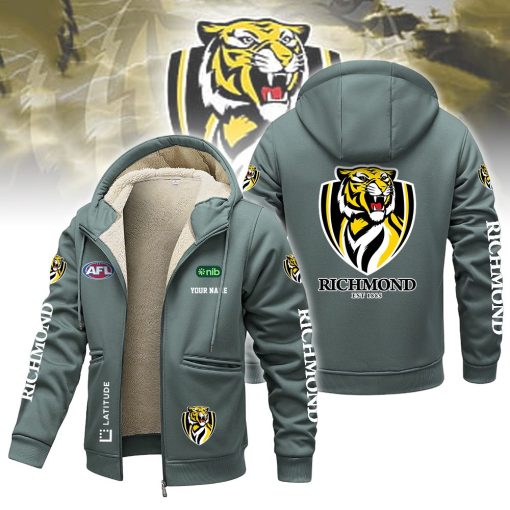 Richmond Tigers Custom Name New Version Zipper Jacket