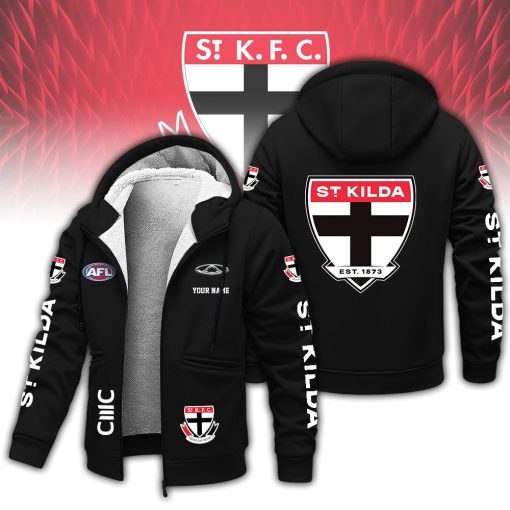 St Kilda Saints Custom Name New Version Zipper Jacket