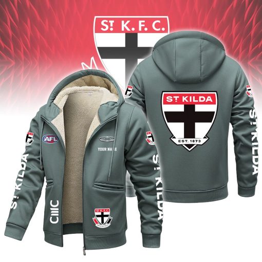 St Kilda Saints Custom Name New Version Zipper Jacket