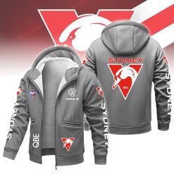 Sydney Swans Custom Name New Version Zipper Jacket