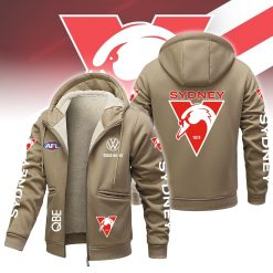 Sydney Swans Custom Name New Version Zipper Jacket