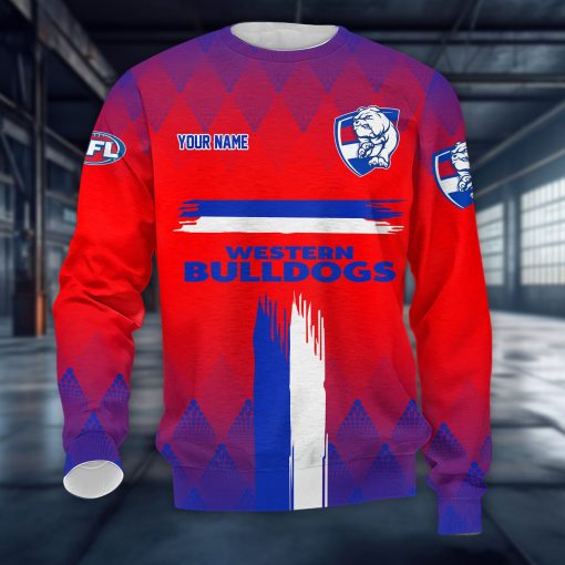 Western Bulldogs Custom Name New Version Daily Outfit