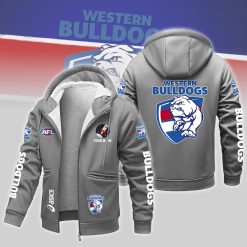 Western Bulldogs Custom Name New Version Zipper Jacket