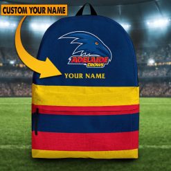 AFL Adelaide Crows Custom Name 2023 Home Jersey Backpack