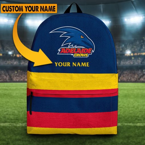 AFL Adelaide Crows Custom Name 2023 Home Jersey Backpack