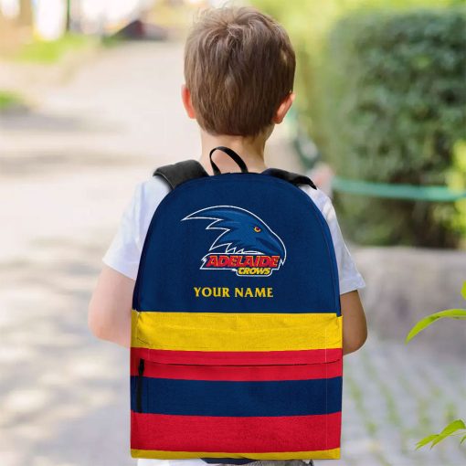 AFL Adelaide Crows Custom Name 2023 Home Jersey Backpack