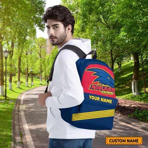 AFL Adelaide Crows Custom Name Gift For Fans Backpack