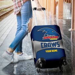 AFL Adelaide Crows Custom Name Gift For Fans Luggage Cover
