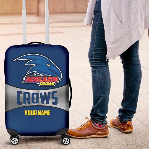 AFL Adelaide Crows Custom Name Gift For Fans Luggage Cover