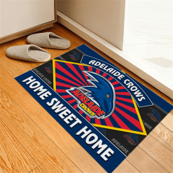 AFL Adelaide Crows Custom Name New Edition Rubber Doormat