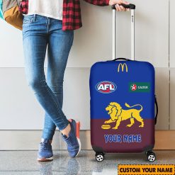AFL Brisbane Lions Custom Name 2024 Home Jersey Luggage Cover