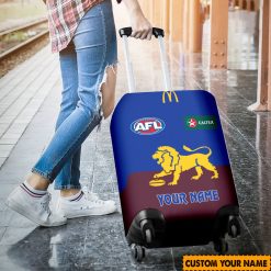 AFL Brisbane Lions Custom Name 2024 Home Jersey Luggage Cover