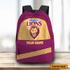 AFL Brisbane Lions Custom Name Gift For Fans Backpack