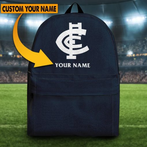AFL Carlton Blues Custom Name 2023 Home Jersey Backpack