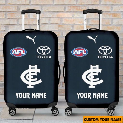 AFL Carlton Blues Custom Name 2024 Home Jersey Luggage Cover