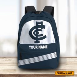AFL Carlton Blues Custom Name Gift For Fans Backpack