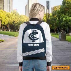 AFL Carlton Blues Custom Name Gift For Fans Backpack