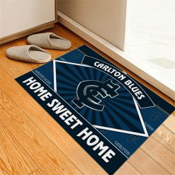 AFL Carlton Blues Custom Name New Edition Rubber Doormat
