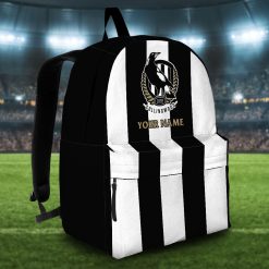 AFL Collingwood Magpies Custom Name 2023 Home Jersey Backpack