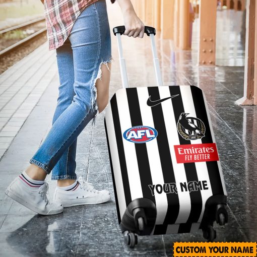 AFL Collingwood Magpies Custom Name 2024 Home Jersey Luggage Cover
