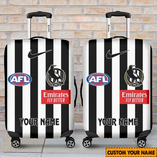 AFL Collingwood Magpies Custom Name 2024 Home Jersey Luggage Cover