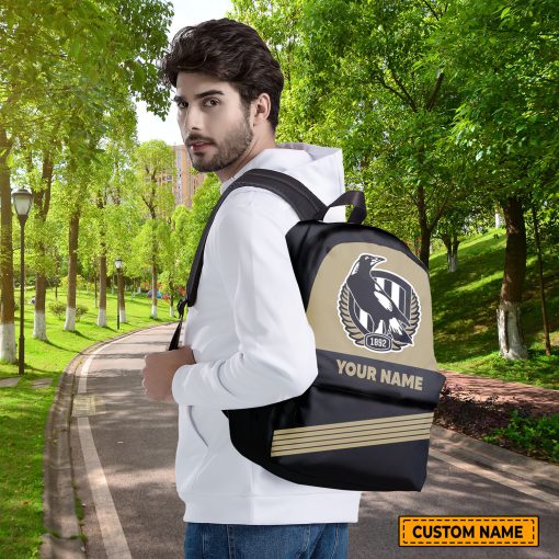 AFL Collingwood Magpies Custom Name Gift For Fans Backpack