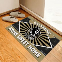 AFL Collingwood Magpies Custom Name New Edition Rubber Doormat