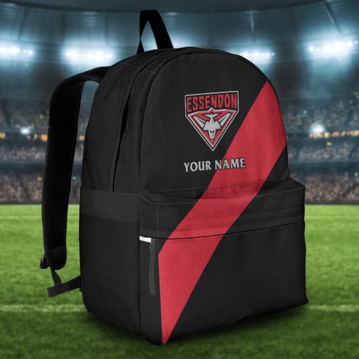AFL Essendon Bombers Custom Name 2023 Home Jersey Backpack