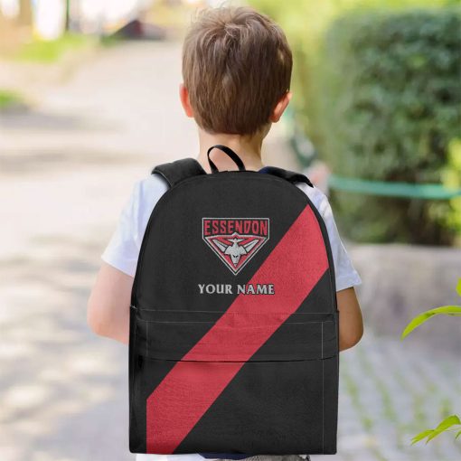 AFL Essendon Bombers Custom Name 2023 Home Jersey Backpack