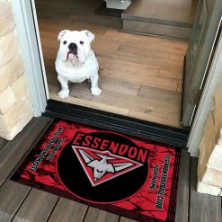 AFL Essendon Bombers Custom Name Limited Edition Rubber Doormat