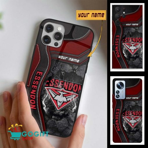 AFL Essendon Bombers Custom Name New Edition Phone Case