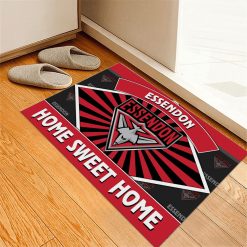 AFL Essendon Bombers Custom Name New Edition Rubber Doormat