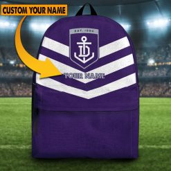 AFL Fremantle Dockers Custom Name 2023 Home Jersey Backpack