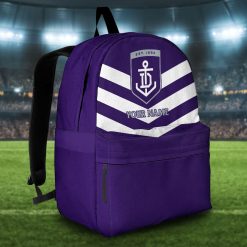 AFL Fremantle Dockers Custom Name 2023 Home Jersey Backpack