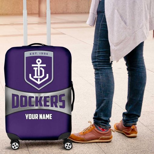 AFL Fremantle Dockers Custom Name Gift For Fans Luggage Cover