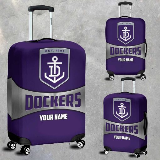 AFL Fremantle Dockers Custom Name Gift For Fans Luggage Cover