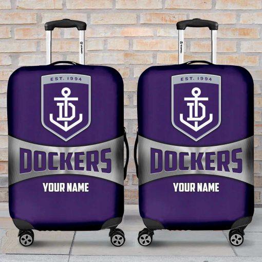 AFL Fremantle Dockers Custom Name Gift For Fans Luggage Cover