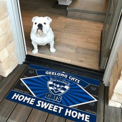 AFL Geelong Cats Custom Name New Edition Rubber Doormat