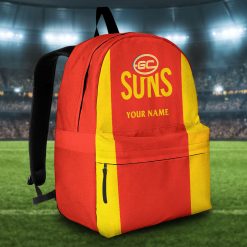 AFL Gold Coast Suns Custom Name 2023 Home Jersey Backpack